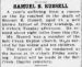 Obituary of Samuel B. Russell