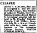 Obituary of James H. Cleaver