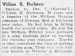 Obituary of William Harkness